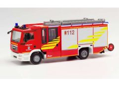 MAN TGS M Ziegler Z-Cab HLF 20 Löschfahrzeug Feuerwehr Oberschleissheim, red