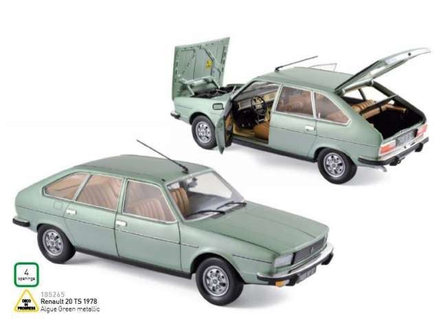 1978 Renault 20 TS, green metallic