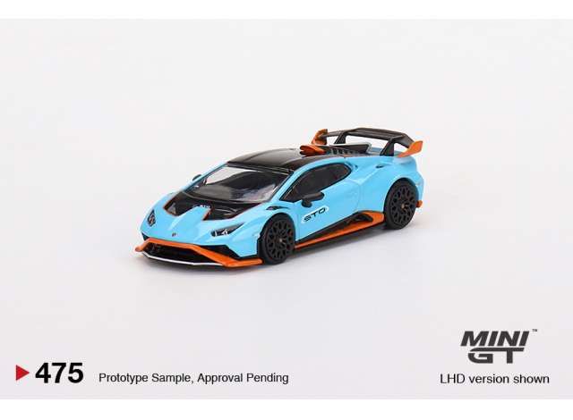 1/64 Lamborghini Huracan STO, blue/black/orange
