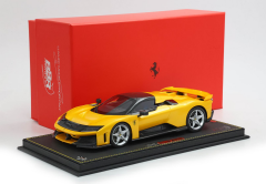 Ön Sipariş - 1/18 BBR Ferrari F80 carbon optional Three layer Yellow and silver wheels - P18253B