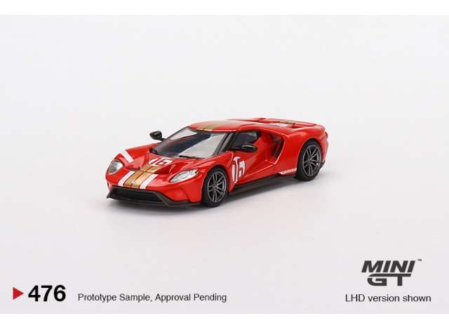 1/64 Ford GT Alan Mann #16 Heritage Edition, red/white/gold
