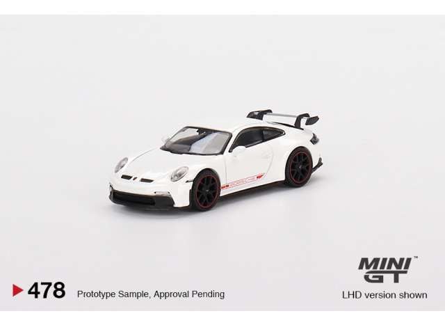 1/64 Porsche 911 (992) GT3, white