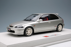 1/18  Make Up Honda Civic TYPE R (EK9) 1997 Vogue Silver Metallic