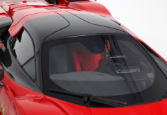 Ön Sipariş - 1/18 BBR Ferrari F80 carbon optional Rosso Corsa - bicolor wheels silver and carbon - P18253A1