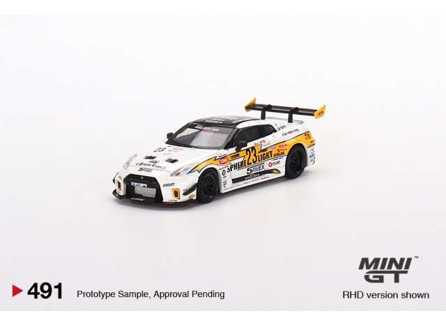 1/64 Nissan LB-Silhouette Works GT 35GT-RR Version 2 #23 LB Racing Formula Drift 2022, white/yellow