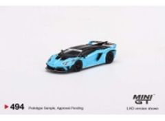 1/64 Lamborghini LB-Silhouette Works Aventador GT EVO, baby blue