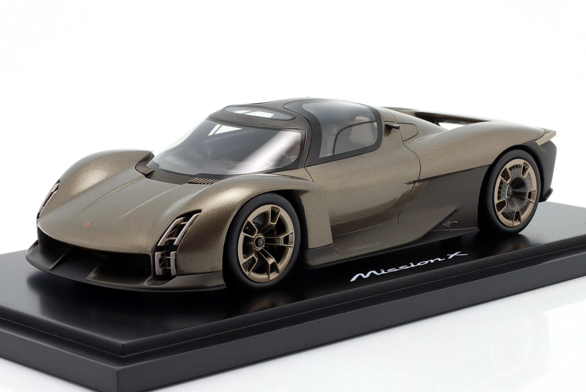 1/18 SPARK-MODEL - PORSCHE - MISSION X CONCEPT CAR 2023 - CON VETRINA - WITH SHOWCASE