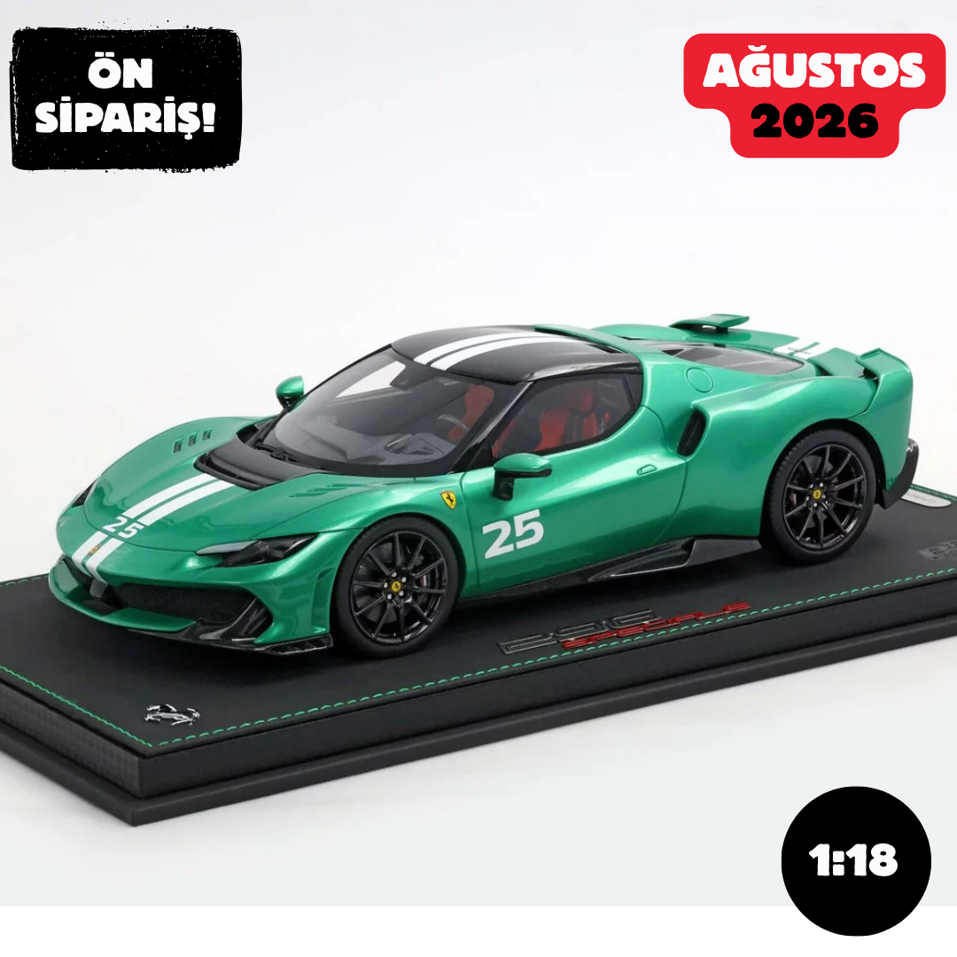 Ön Sipariş - 1/18 BBR Ferrari 296 Speciale Verde Nurburgring - P18269A