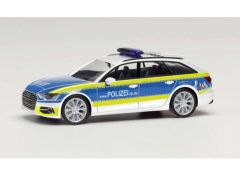 1/87 Audi A6 Avant Police Rhineland Palatinate, white/blue/yellow