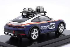 1/12 SPARK-MODEL - PORSCHE - 911 992 N 953 RALLY DAKAR ROUGHROADS WITH PACK ROOF ACCESSORIES 2023 - CON VETRINA - WITH SHOWCASE