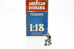 1/18 American Diorama Biker Figure Motorman - AD23867