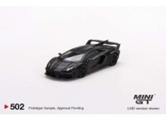 1/64 Lamborghini LB-Silhouette Works Aventador GT Evo, matt black