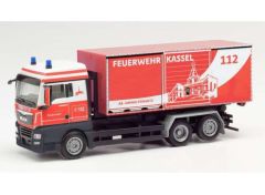 1/87 MAN TGX XLX W.LKW fire brigade Kassel / environmental protection, Red/white