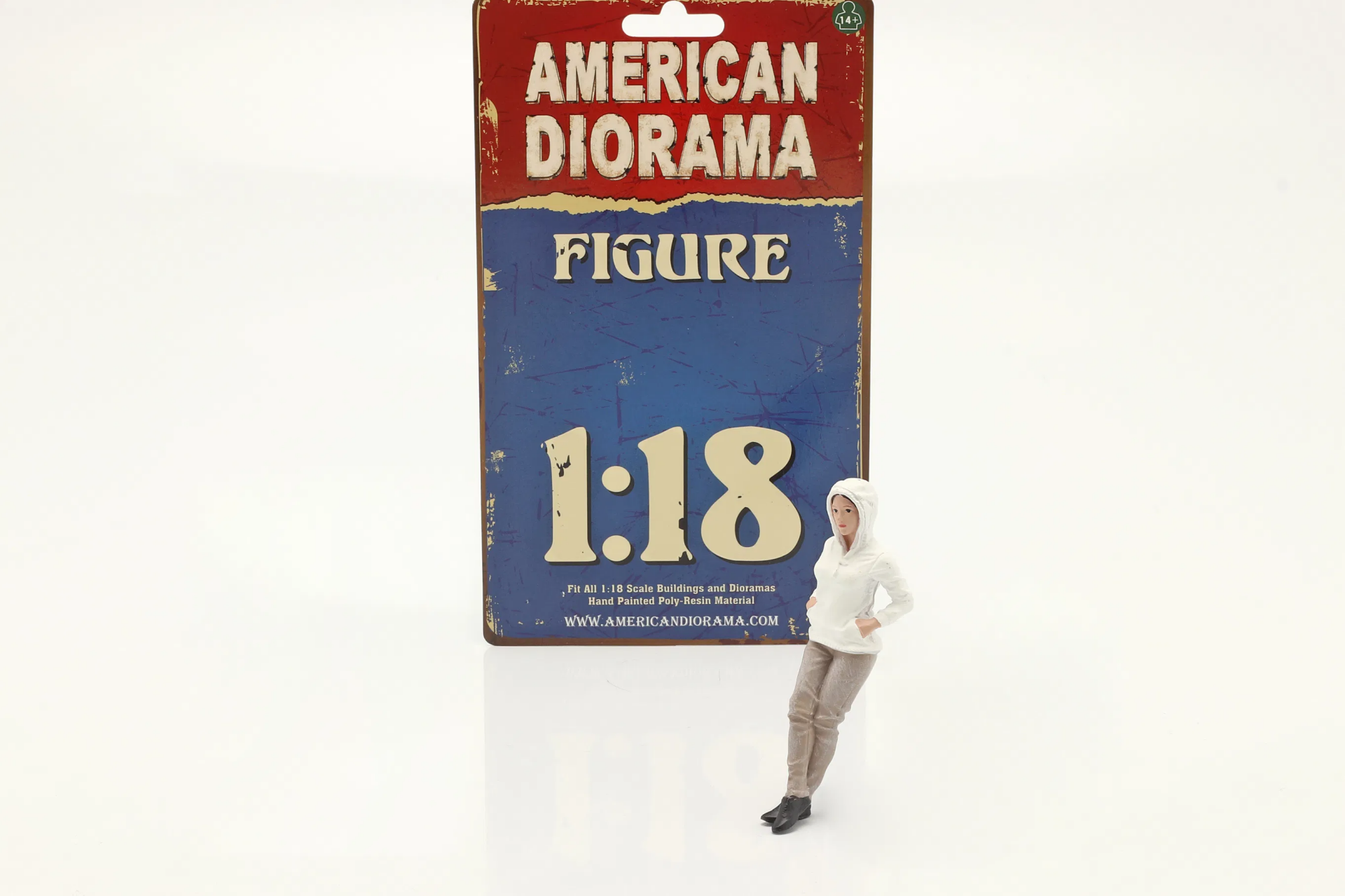 1/18 American Diorama Car Meet series 2 figure #1 - AD76289