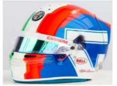 Helmet Antonio Giovinazzi Alfa Romeo F1 2019, white/red/blue