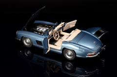 Ön Sipariş - 1/18 CMC Mercedes-Benz 300 SL, W198, Hardtop, blue - M283
