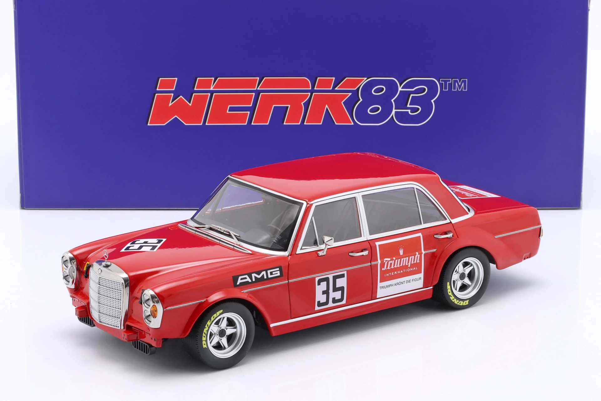 1/18 WERK83 Mercedes-Benz AMG 300 SEL #35 Hockenheim 1971 Kelleners - W18030006