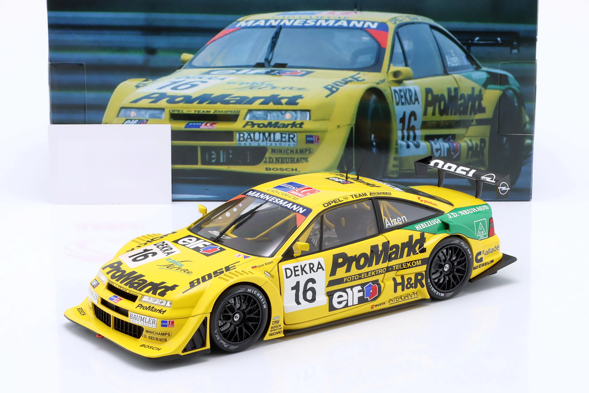 1/18 WERK83 - OPEL - CALIBRA V6 4x4 TEAM OPEL ZAKSPEED N 16 ITC SEASON 1996 UWE ALZEN