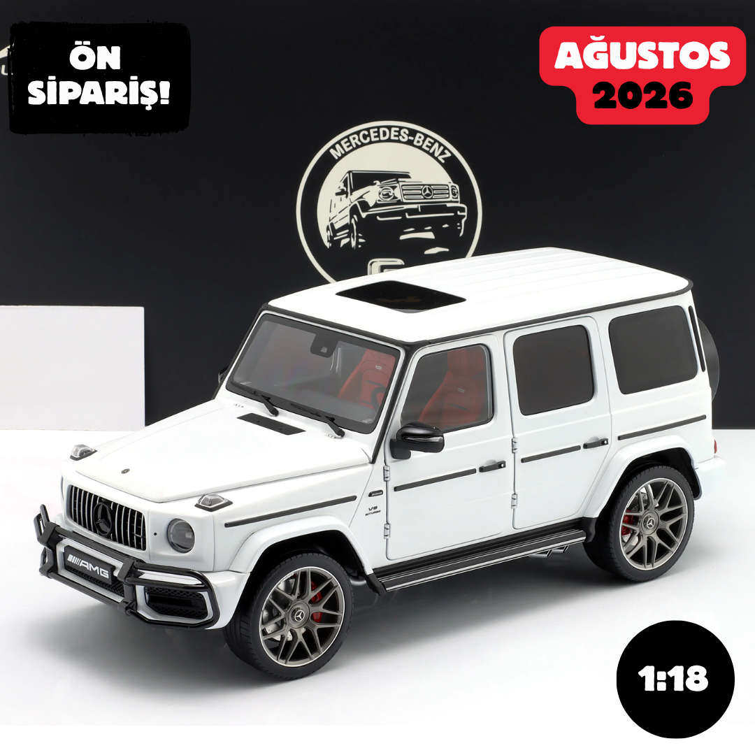 Ön Sipariş - 1/18 Almost Real Mercedes-Benz AMG G63 (W463) Edition 55 Opalit white - ALM820807