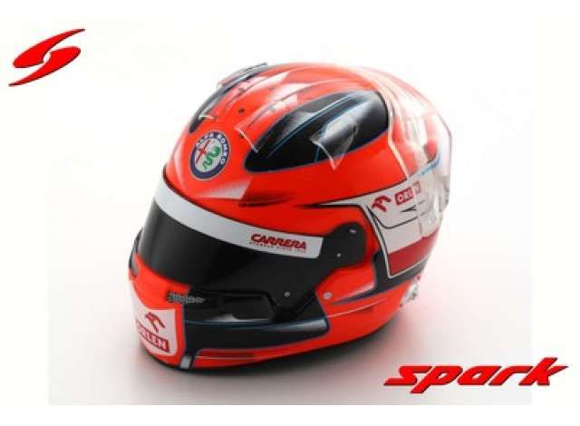 Helmet Robert Kubica Alfa Romeo F1 2019, white/red