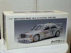 AUTOART - MERCEDES BENZ - 190E 2.5 16V EVO2 BERLIN 2000 N 6 SEASON DTM 1992 K.ROSBERG