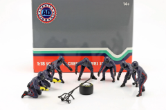 1/18 American Diorama Formula 1 Pit Crew characters set #2 Team Blue - AD76555