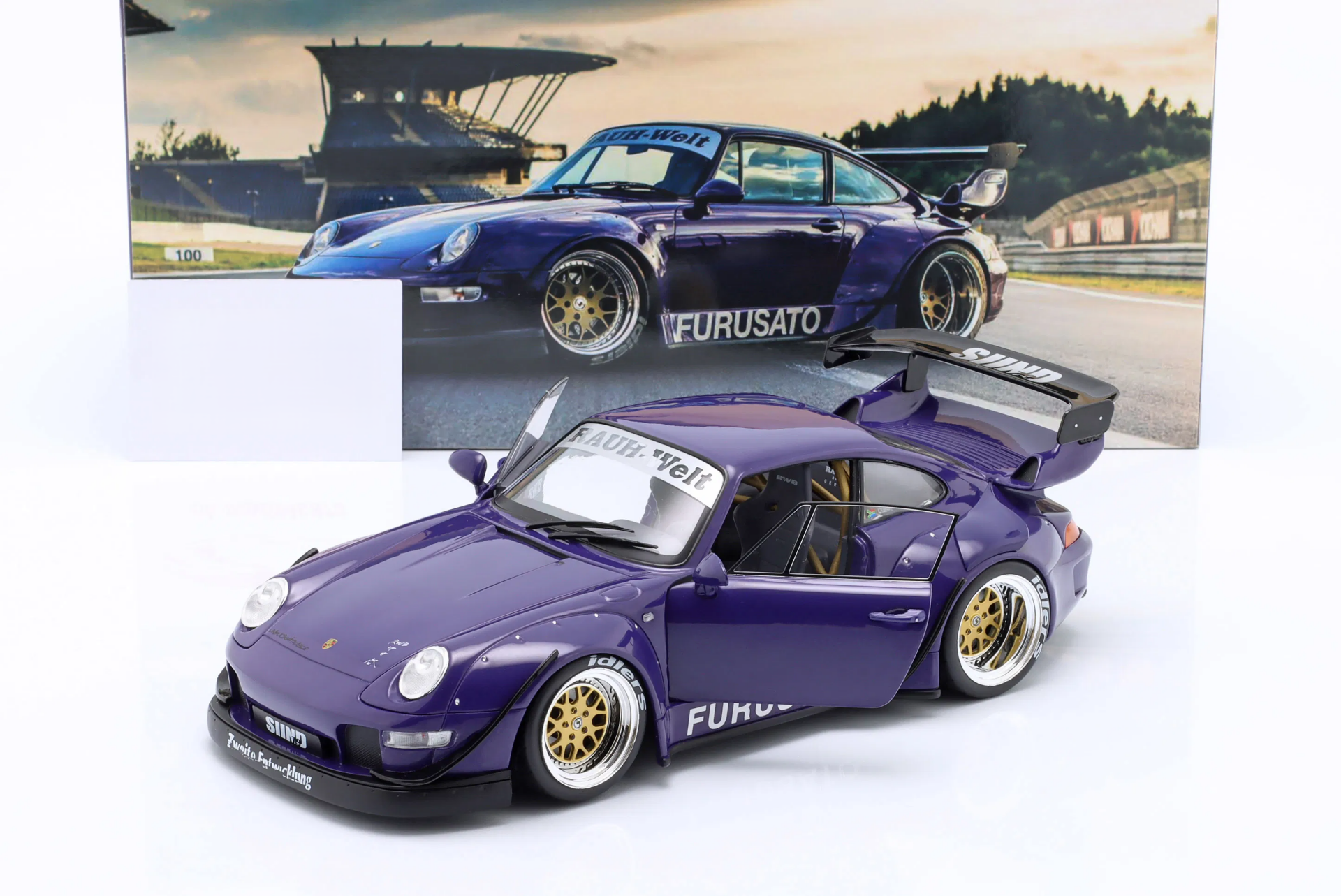 1/18 WERK83 - PORSCHE - 911 993 RWB RAUH-WELT FURUSATO SIDNEY HOFFMANN COUPE 1995