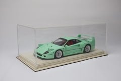 LYRD BOX - 1:18 ÖLÇEK -  KIRIK BEYAZ SERGİLEME STANDI - (BAKIR DİKİŞ) LY130