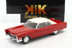 KK-SCALE - CADILLAC - DEVILLE CABRIOLET SOFT-TOP CLOSED 1967