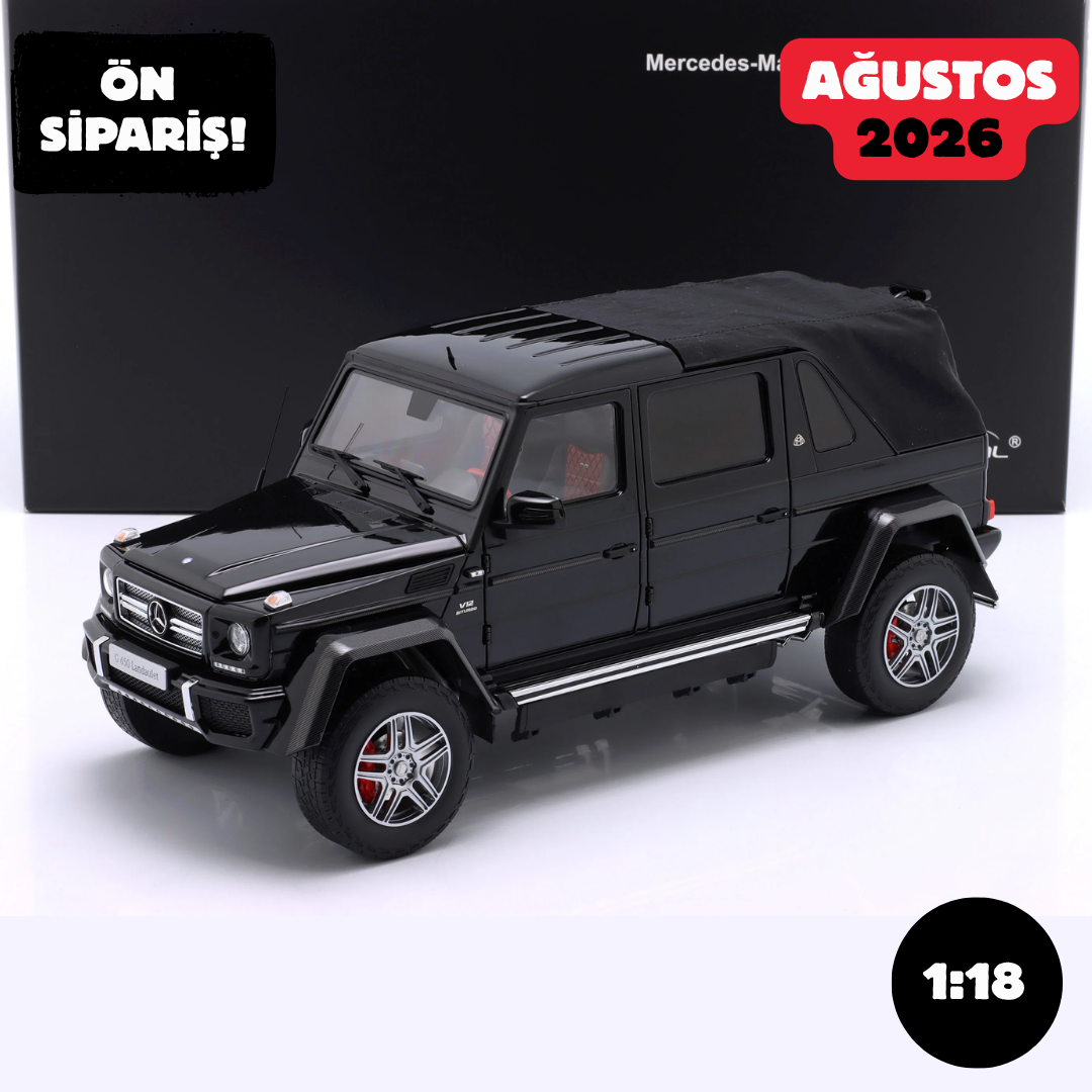 Ön Sipariş - 1/18 Almost Real Mercedes-Benz Maybach G650 Landaulet (W463) black metallic - ALM820212