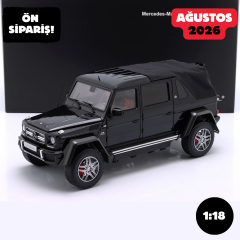 Ön Sipariş - 1/18 Almost Real Mercedes-Benz Maybach G650 Landaulet (W463) black metallic - ALM820212