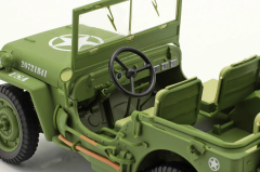 1/18 American Diorama Jeep Willys military police - AD77406