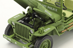 1/18 American Diorama Jeep Willys military police - AD77406