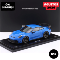 Ön Sipariş - 1/18 SPARK Porsche 911 (992) GT3 Manthey Kit sharkblue - WAP0213020TGT3