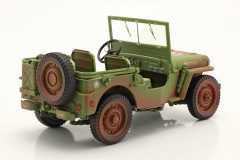 1/18 American Diorama Jeep Willys military police Dirty version - AD77406A