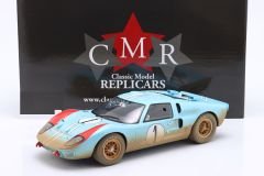 CMR - FORD USA - GT40 MKII 7.0L V8 TEAM SHELBY AMERICAN INC. N 1 DIRTY VERSION 2nd (BUT REALLY WINNER) 24h LE MANS 1966 K.MILES - D.HULME
