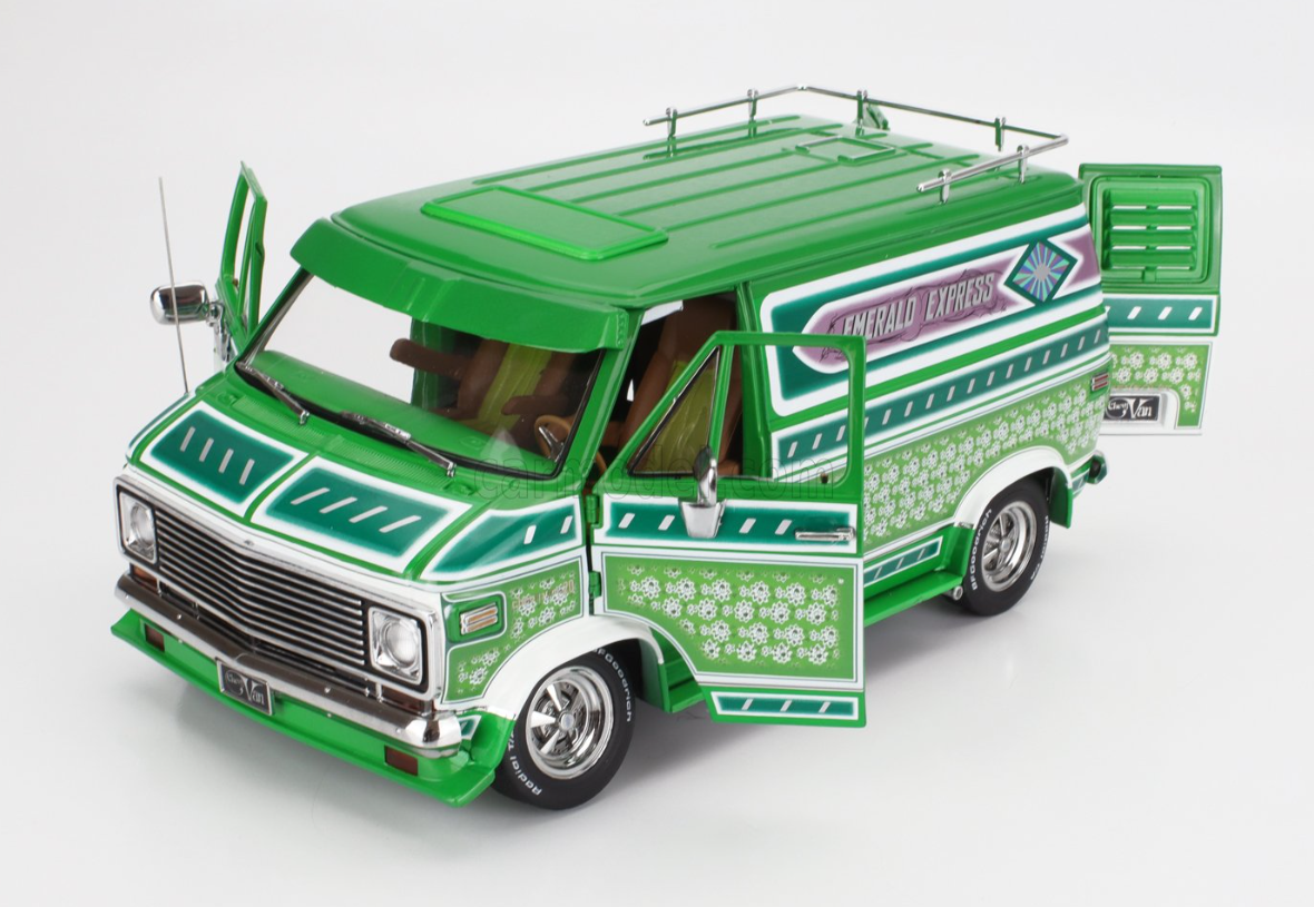 1/18 ACME-MODELS - CHEVROLET - G-SERIES VAN EMERALD EXPRESS 1970