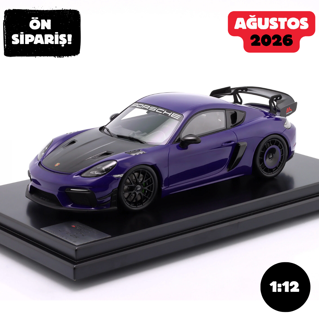 Ön Sipariş - 1/12 SPARK Porsche 718 Cayman GT4 RS (982) Manthey Kit 2024 ultraviolet - WAP0236030TCAY