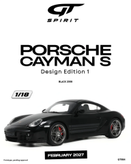 Ön Sipariş - 1/18 GT Spirit PORSCHE CAYMAN S DESIGN EDITION 1, BLACK - GT984