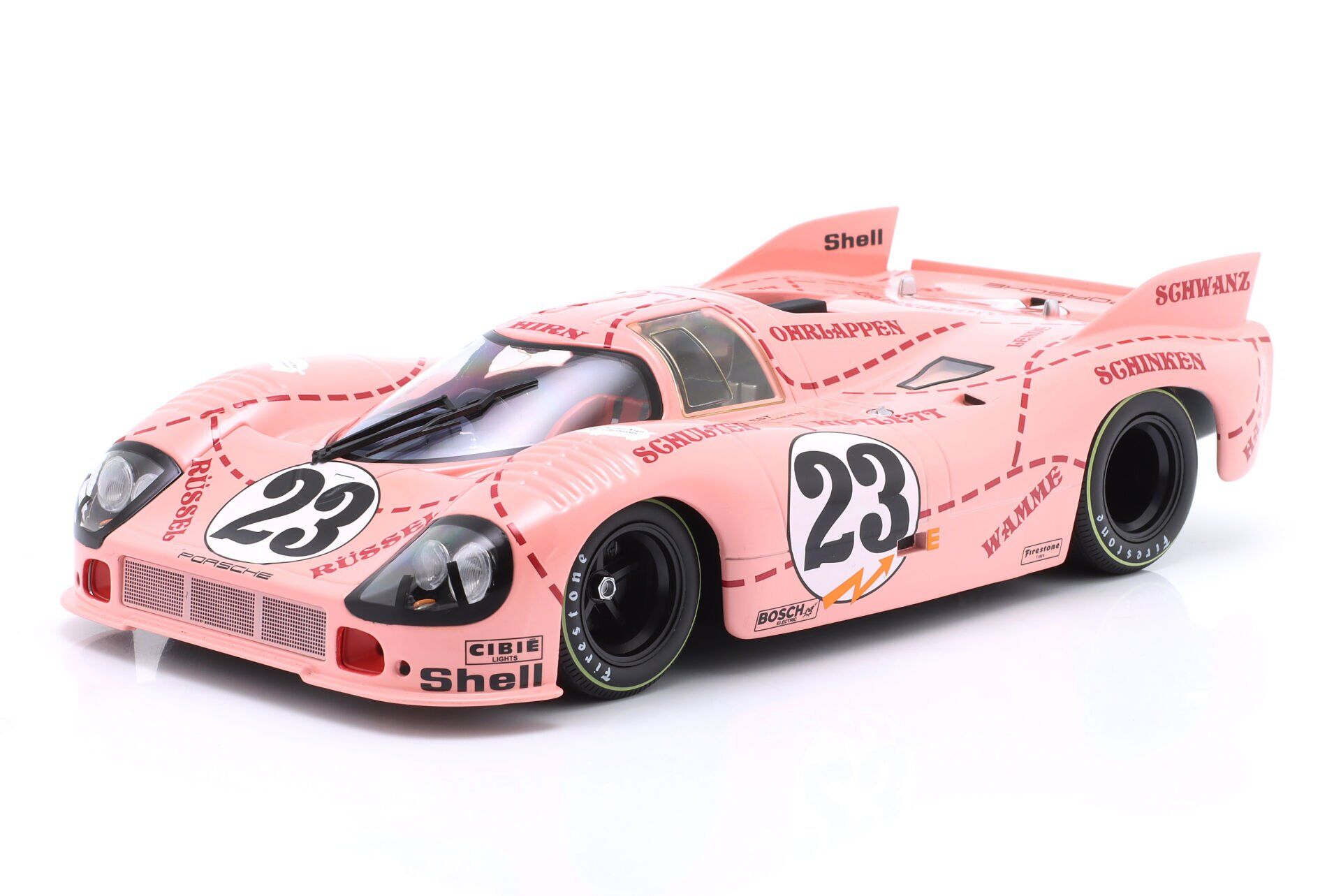 WERK83 - PORSCHE - 917/20 4.9L TEAM MARTINI INTERNATIONAL RACING PINK PIG N 23 24h LE MANS 1971 REINHOLD JOST - WILLI KAUHS