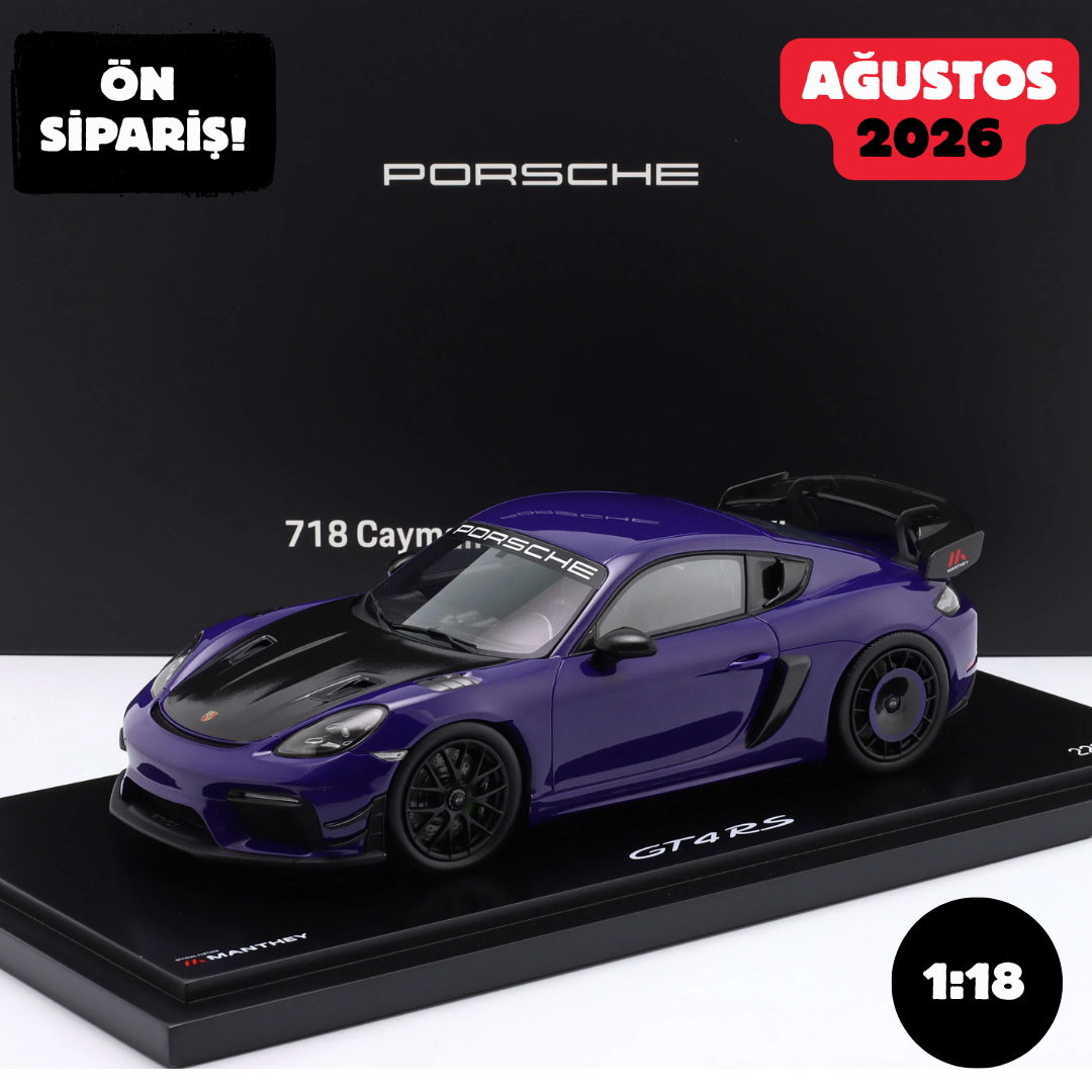 Ön Sipariş - 1/18 SPARK Porsche 718 Cayman GT4 RS (982) Manthey Kit 2024 ultraviolet - WAP0216030TCAY