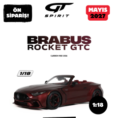 Ön Sipariş - 1/18 GT Spirit MERCEDES-BENZ BRABUS ROCKET GTC, CARBON RED - GT600