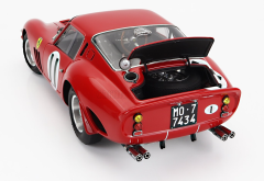 CMC M249 Scale 1/18 | FERRARI 250 GTO ch.3647 RHD COUPE N 11 2nd 1000km MONTLHERY 1962 JOHN SURTEES - MIKE PARKES RED