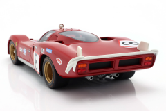 1/18 WERK83 - FERRARI - 512S 5.0L V12 LONG TAIL TEAM SEFAC SPA FERRARI N 8 24h LE MANS 1970 ARTURO MERZIARIO - CLAY REGAZZONI