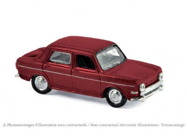 1968 Simca 1000 GLS, red