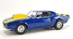 1:18 1968 Chevrolet Camaro Z/28 Drag Outlaws, blue/yellow