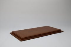 LYRD BOX - 1:18 ÖLÇEK - KOYU KAHVE SERGİLEME STANDI - (KAHVE DİKİŞ) LY134