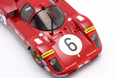 1/18 WERK83 - FERRARI - 512S 5.0L V12 LONG TAIL TEAM SEFAC SPA FERRARI N 6 24h LE MANS 1970 IGNAZIO GIUNTI - NINO VACCARELLA