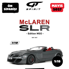 Ön Sipariş - 1/18 GT Spirit MERCEDES-BENZ McLAREN SLR EDITION MSO, GREY - GT598