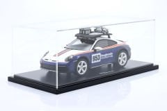 SPARK-MODEL - PORSCHE - 911 992 N 953 RALLY DAKAR ROUGHROADS WITH PACK ROOF ACCESSORIES 2023 - CON VETRINA - WITH SHOWCASE